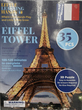 France Eiffel Tower 3D Puzzles Kids Adults Learning Hand Eye Coordination NEW