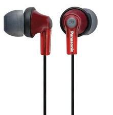Panasonic IIn-Ear Type Earphone RP-HJE150-R Red with Earpiece (XS/S/M size) NEW