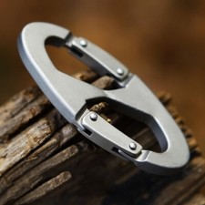 Heavy Duty Aluminum Alloy Carabiner Snap Clip Hook Fo Keychain ClimbingV SELL