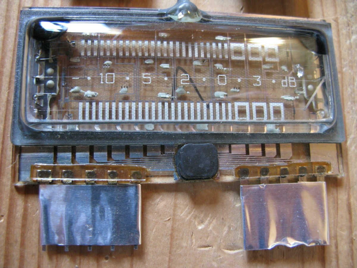 NOS Soviet VFD IVLSHU1-11/2 VU meter bargraph FG28SB1 nixie