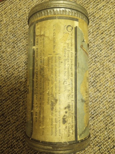 The Ride Air Company Spring Cushions Los Angeles California Vintage Canister... - Picture 2 of 7