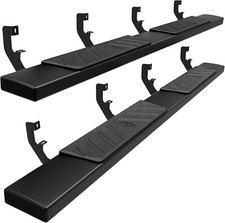 6" Riser Running Boards Compatible with 2019-2025 Chevy Silverado GMC Sierra 150