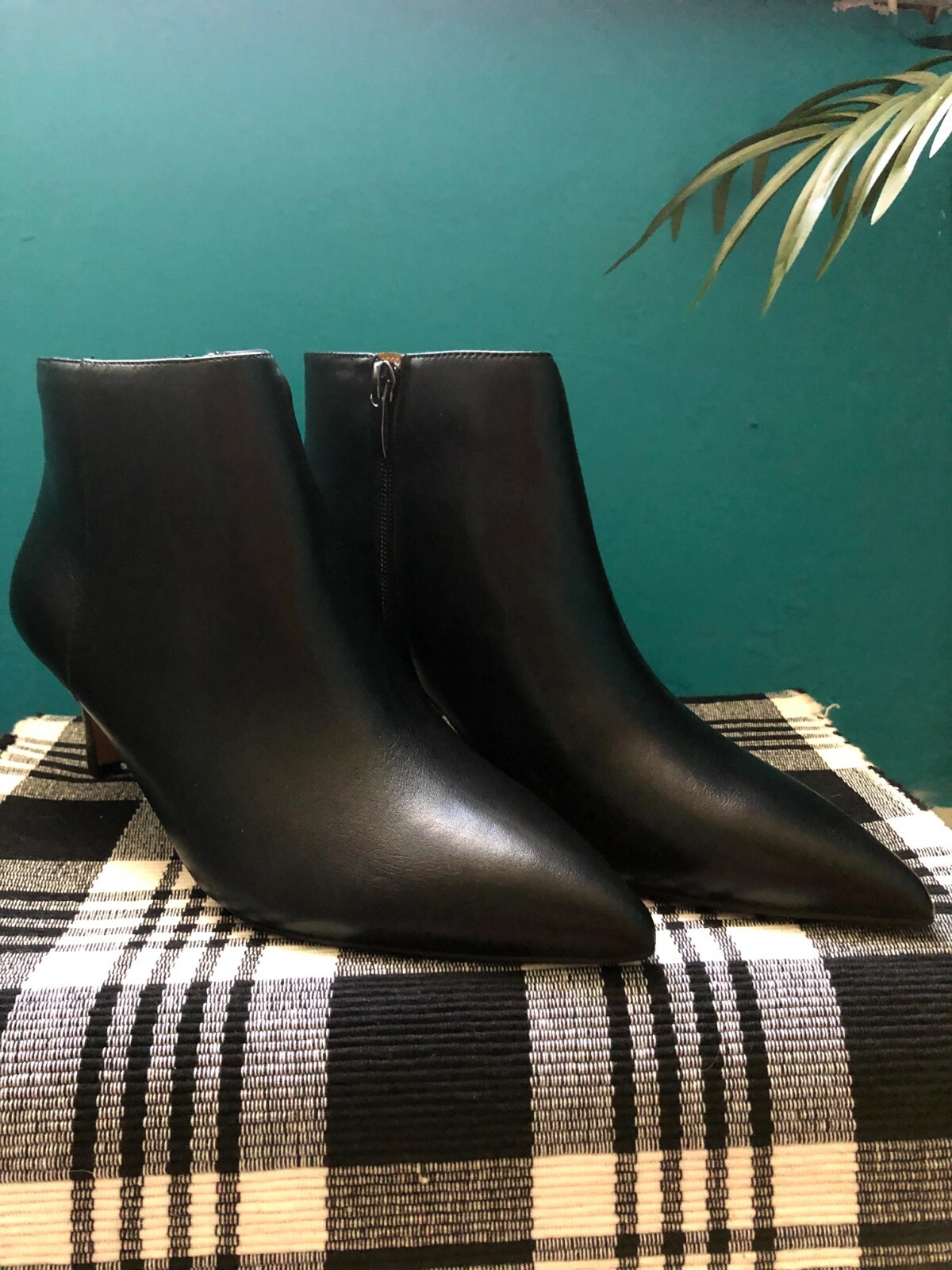 FRANCO SARTO L-DEVON Black Ankle Bootie 