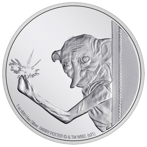 Silbermünze Harry Potter™ Classic Dobby der Hauself™(7.) 2021 - Niue - 1 Oz PP - Bild 2 von 6