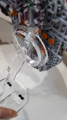 Display stand angled for Lego 75312 Boba Fett's Starship (A1065