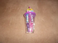 NEW, PEEPS ALL ABOUT LIPS TUMBLER SET WITH 2 LIP GLOSS & 2 LIP BALMS
