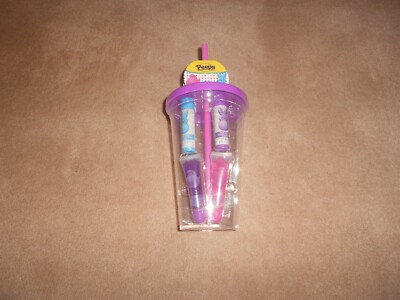NEW, PEEPS ALL ABOUT LIPS TUMBLER SET WITH 2 LIP GLOSS & 2 LIP BALMS