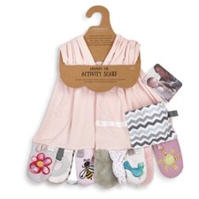 DEMDACO Mommy and Me Activity Scarf Pink