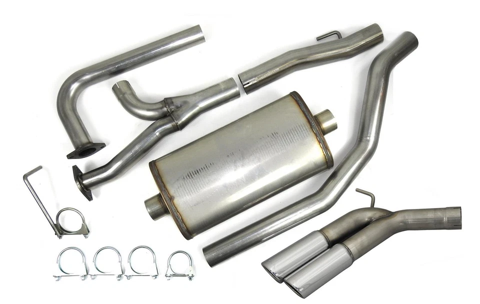 JBA Racing Exhaust System Kit - Fits 2004-2022 Nissan Titan Cat Back Fits 2004-2 Foto 4 de 4
