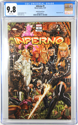 INFERNO #1 (MARK BROOKS WRAPAROUND VARIANT) COMIC BOOK ~ CGC GRADED 9.8 NM/M