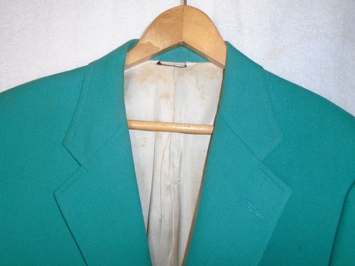 Men's Vintage Linen Palm Beach Dinner Jacket / Suit Coat Size 42 - Picture 2 of 6