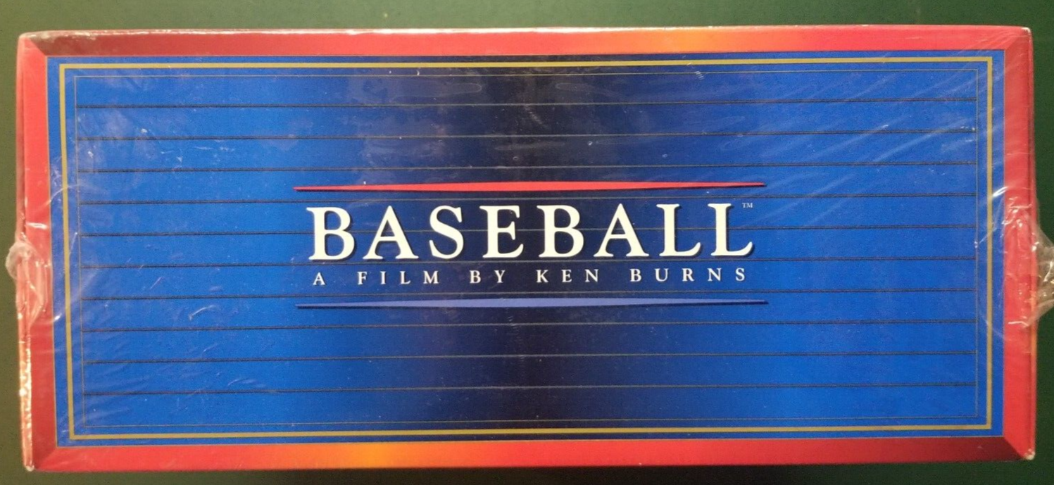 BASEBALL A FILM BY KEN BURNS VHS SET OF 9 BRAND NEW, SEALED 1994 epic PBS film eBay
