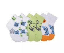 BRAND NEW Disney Glow In The Dark Crew Socks Size 2T - 3T Monsters Inc. 3 Pack