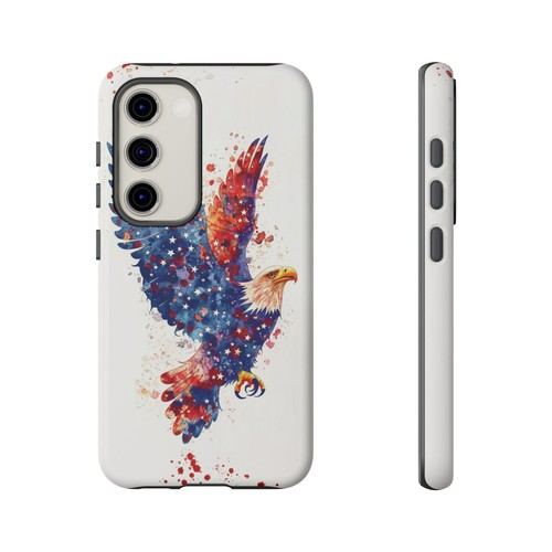 Bald Eagle USA Stars - Phone Ink Case for iPhone, Galaxy, Pixel - Picture 226 of 281