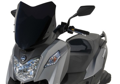 V*ERMAX Scooterscheibe Sport schwarz getönt ABE passt für SYM Joymax Z 125(19-21