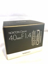 New Voigtlander NOKTON Classic 40mm f1.4 SC Single Coated Lens VM Mount Cosina