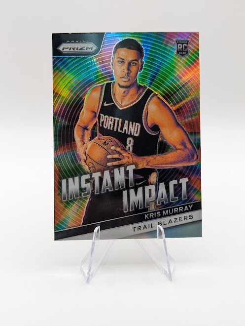 Kris Murray 2023-24 Panini Prizm Instant Impact Silver Prizm RC #12
