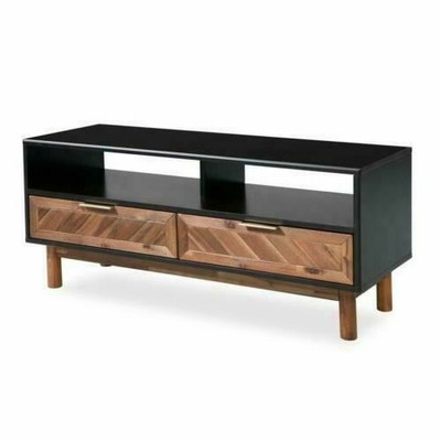 Solid Wood Tv Cabinet Entertainment Unit Acacia Stand Centre