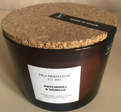 VILA HERMANOS PATCHOULI UND VANILLE 3-DOCHT-KERZE 350 GM