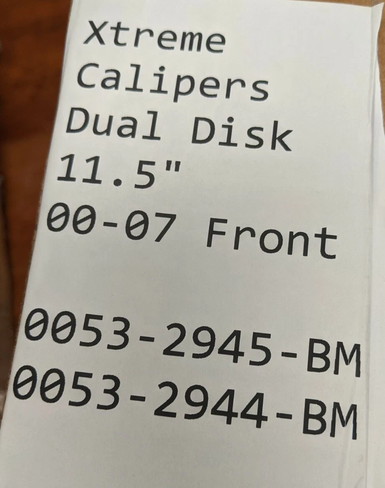 Máquina de rendimiento de caja abierta 4 pistones pinza de freno de disco de duelo negra rotores de 11,5" Foto 4 de 4