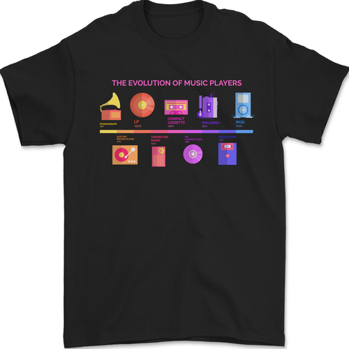 T-shirt Cher - Coton épais - Imprimé Musique Classique - Taille Standard - Neuf Avec étiquettes