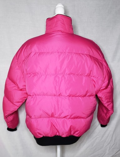 Woolrich Women's Reversible Down Filled Pink / Purple Vintage Coat sz XL - Picture 4 of 13