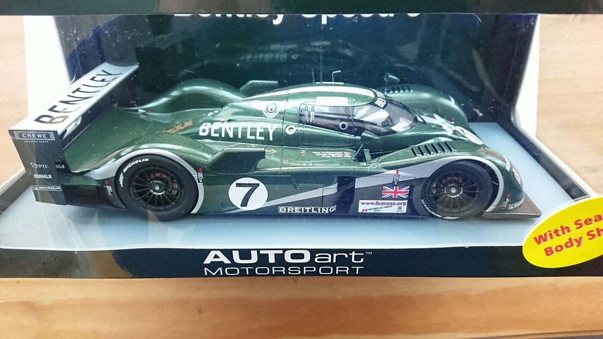 AutoArt 80 1:18 Bentley Speed 8 Le Mans 24h Winner 2003 Signed COA