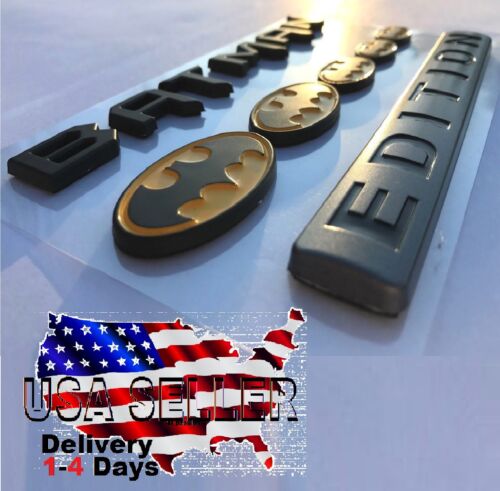 BATMAN FAMILY EDITION Molding Emblem car plaque logo TRUCK decal SUV SIGN 01 - Bild 8 von 9