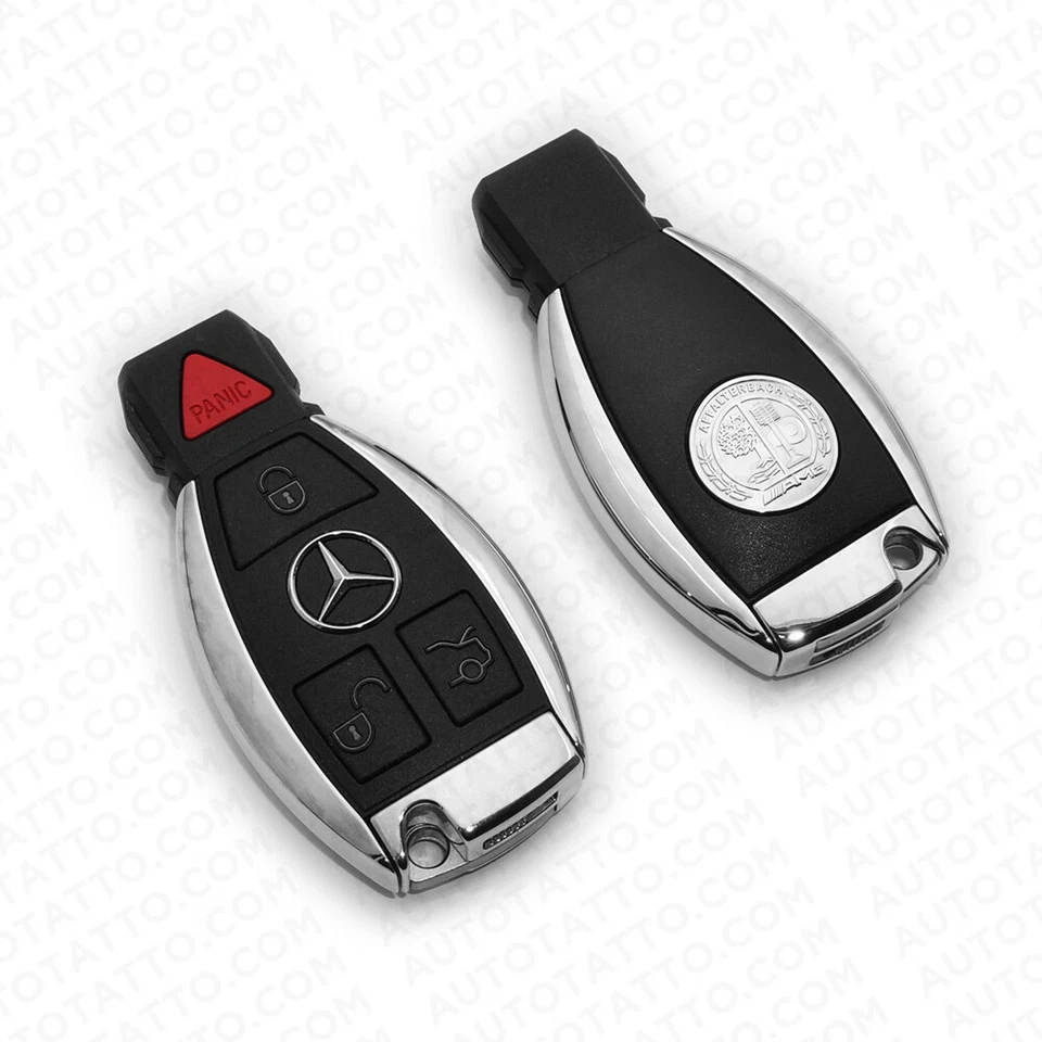 Genuine OEM Remote Key Cover Badge For Mercedes Car Key AMG Apple Tree Sport - Image 2 of 4