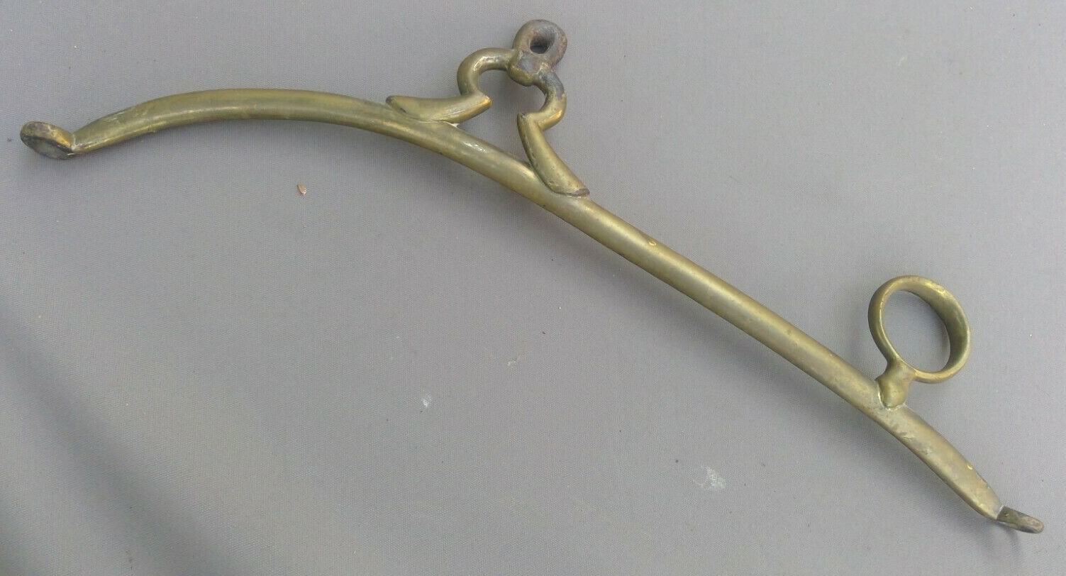 Antique Horse HAME Harness Collar Iron Brass Yoke Primitive Harness