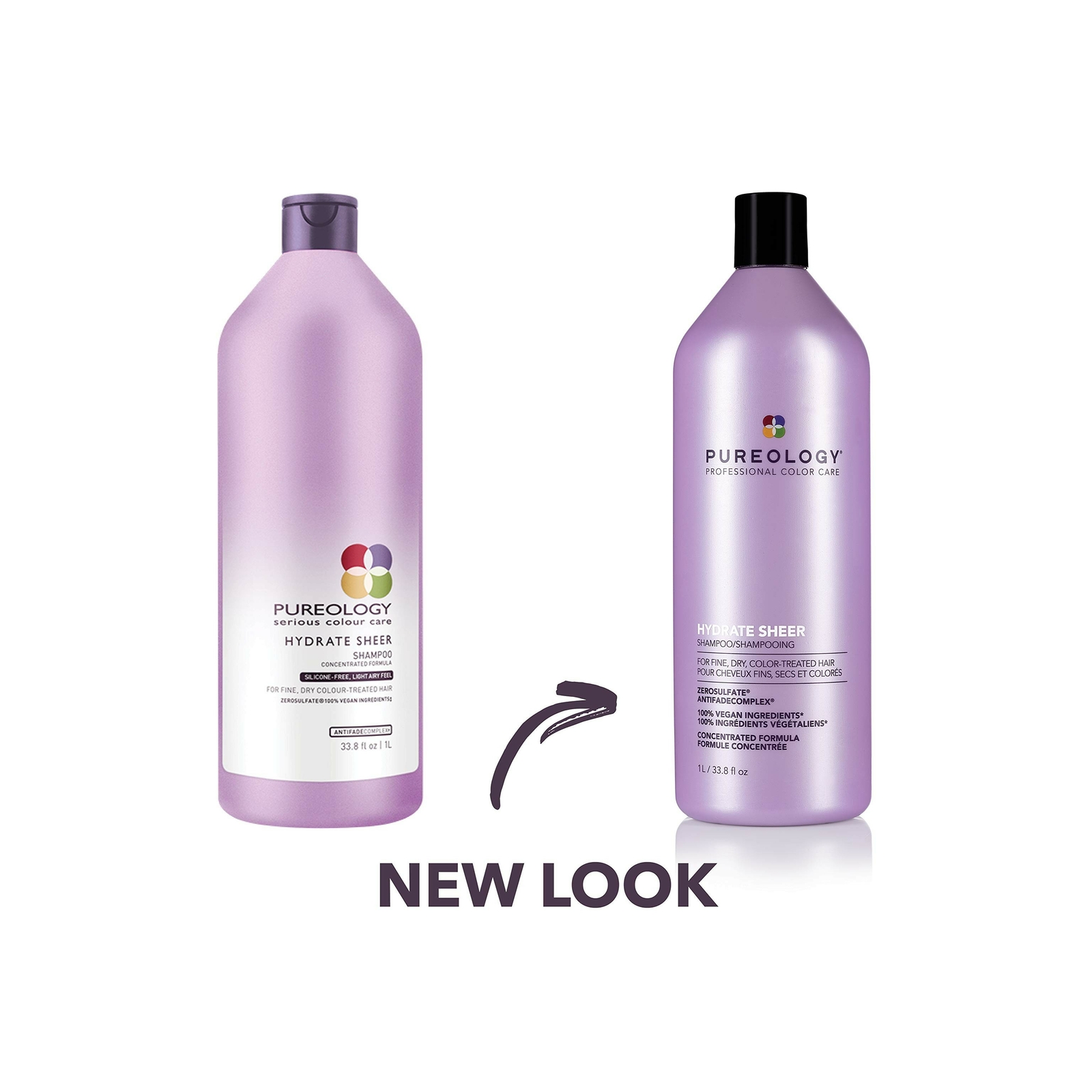 Pureology Hydrate Sheer Nourishing Shampoo For Fine, Dry Color