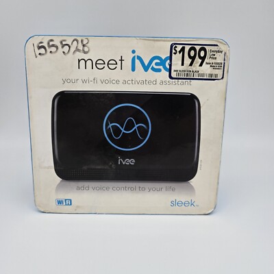 IVEE Sleek Your Wi-Fi Voice Activated Assistant Black