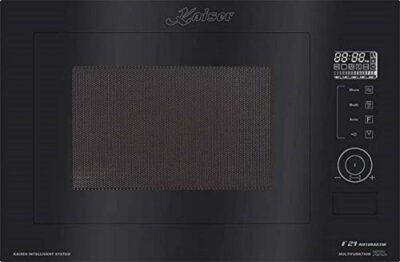 Kaiser Einbau Mikrowelle EM 2510, Schwarz Glas, 25L, 21 Funktionen AUSTELLER