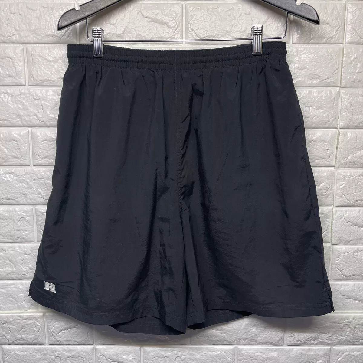 Russell Athletic Polyester Elastic Waist 2 Pockets Shorts Men Sz Large Preowned