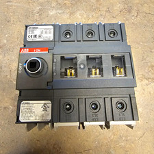 ABB OT160G03 Heavy Duty 3-Pole Disconnector Switch On/Off 60A 600VAC