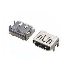 10Pcs/lot Soldering Connectors HDMI Female SMD SMT 19Pins