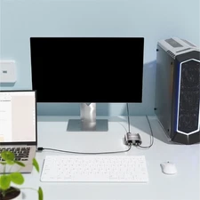 Bi Directional Video Switcher Splitter 4K60Hz 2 Port for Smooth Switching Box