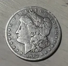 1882 CC Morgan Silver Dollar $1 VG Very Good Details Carson City - Hope Filler