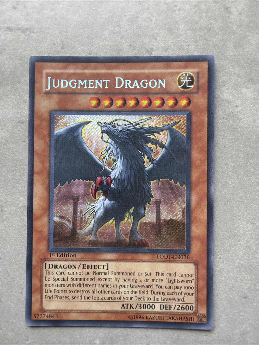 Judgment Dragon Yu-Gi-Oh! TCG Individual Trading Card Games for