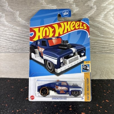 2023 Hot Wheels #86 HW 55 Race Team 3/5 ERIKENSTEIN ROD Dark Blue w/Black DD8 Sp