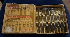 Toga Set of Brace Bits Vintage Woodworking Tools
