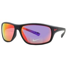 NEW NIKE NIKE ADRENALINE FQ4602 006 MATTE BLACK/GREY WITH INFRARED SUNGLASSES