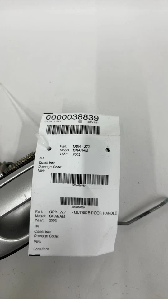 Manija de puerta exterior Rh Pontiac Grand AM 1999-2005 Foto 2 de 4