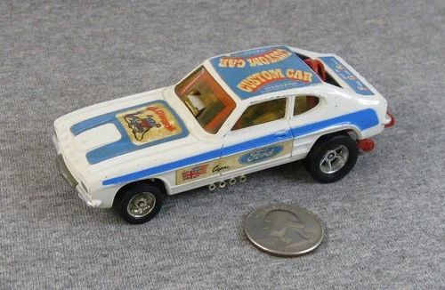 Corgi Toys  WHIZZWHEELS  Santapod  "Gloworm"  Ford Capri  Dragster