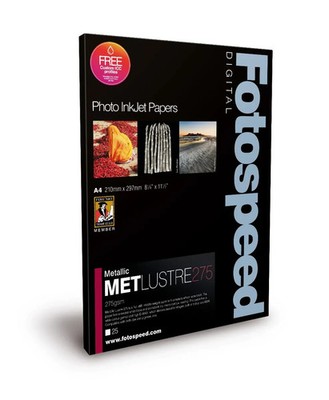 Fotospeed 7D655 - A4 - Metallic Lustre 275 g/m² Inkjet Papier - 25er Pack