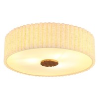 Deckenlampe Deckenleuchte Wohnzimmerlampe 3-Flammig E27 Sand Metall Ø 50 Cm