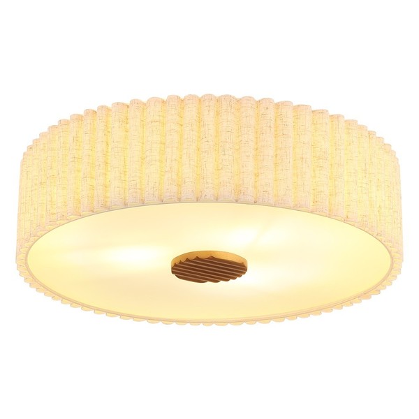 Deckenlampe Deckenleuchte Wohnzimmerlampe 3-Flammig E27 Sand Metall Ø 50 Cm-image