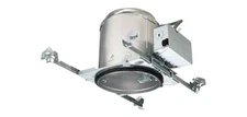 Halo E7ICAT Recessed Housing, 6 in Dia Recessed Can, Aluminum White