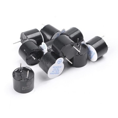 10PCS 5V   Buzzer Magnetic Long Continous Beep Tone Alarm Ringer 12MM *cc