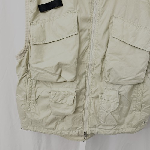 Nike ACG Vintage Vest Mens Large Beige Cargo Utility Pockets 3 Outer Layer Mesh - Picture 16 of 16